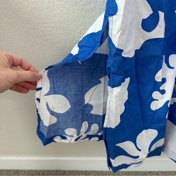 Tuckernuck V Neck Ruffle Floral Midi Dress SZ M - Picture 5 of 7